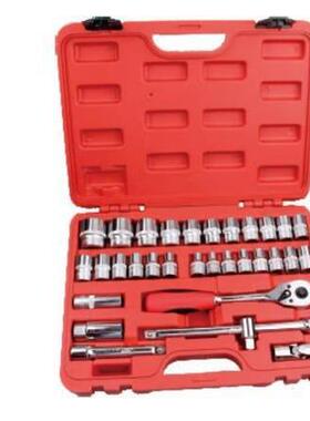 厂32件套筒扳手组套合机修汽修组工具/13682大家飞棘轮套筒扳手套