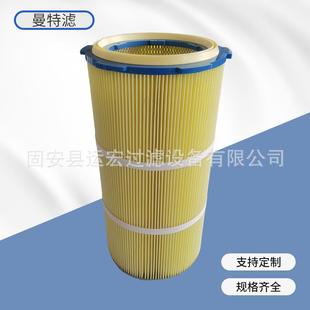 六耳快拆除尘滤筒工业大流量过滤器滤芯折叠式滤清器用聚酯纤维