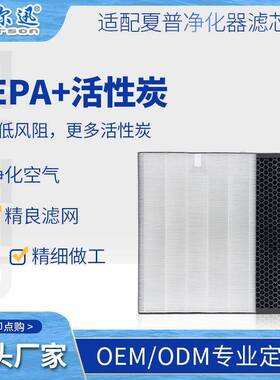 适配Sharp夏普FU-A80A/FP-A80UM/Z-A80SFE空气净化器双层过滤网
