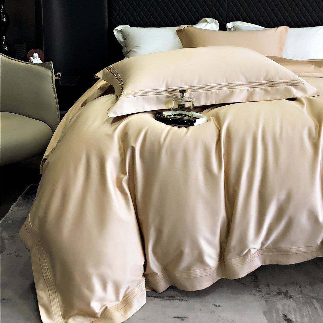 简约纯色五线绣全棉四件套家纺高端纯棉长绒棉四季款南通家纺床品,节庆用品/礼品,新娘配件,淘宝优惠券,粉丝福利购,淘宝优惠卷