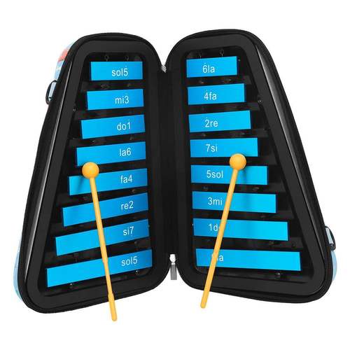 小钟琴16音铝板琴儿童双排手敲琴便携式启蒙打击乐器铝片琴