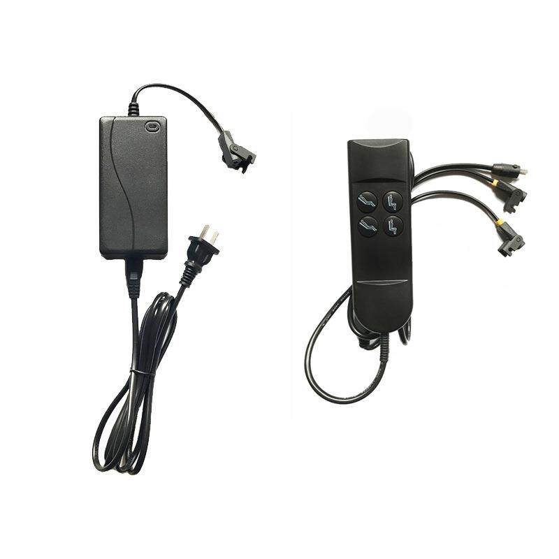 电动沙发排骨架按摩椅推杆电机升降杆控制器手控器加29V开关电源