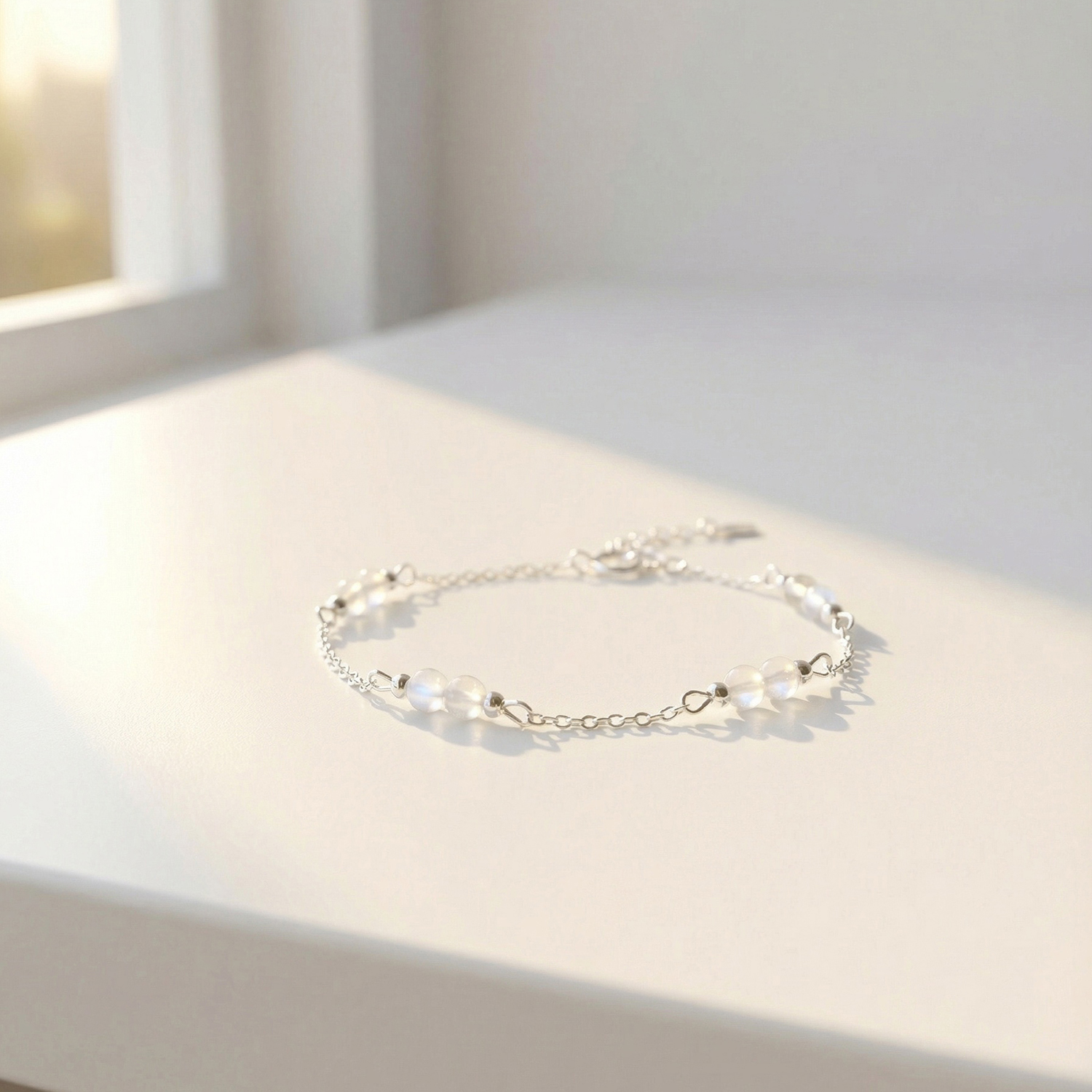 HUIJIE汇洁天然白月光手链设计款