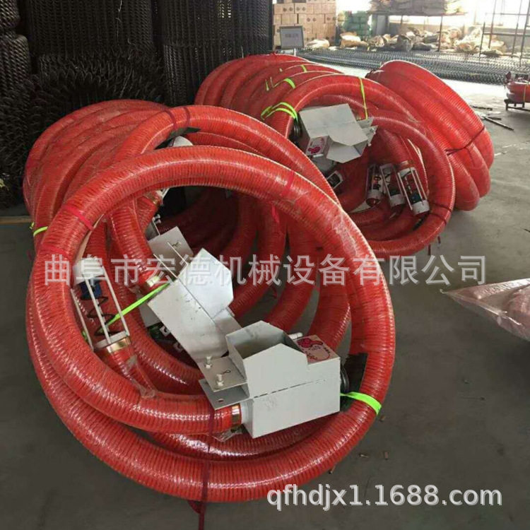 工地沙子水泥软管吸粮机220V车载电动吸粮机锯末装卸车吸粮机
