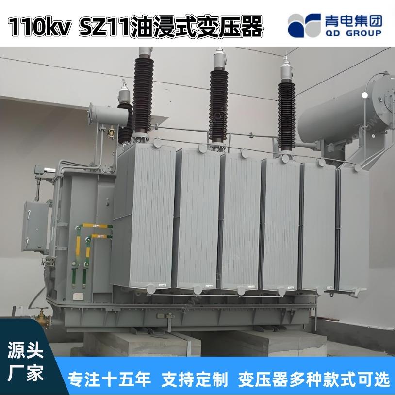 青电变压器厂 SZ20- 6300 25000 63000KVA/110kv油浸式主变压器