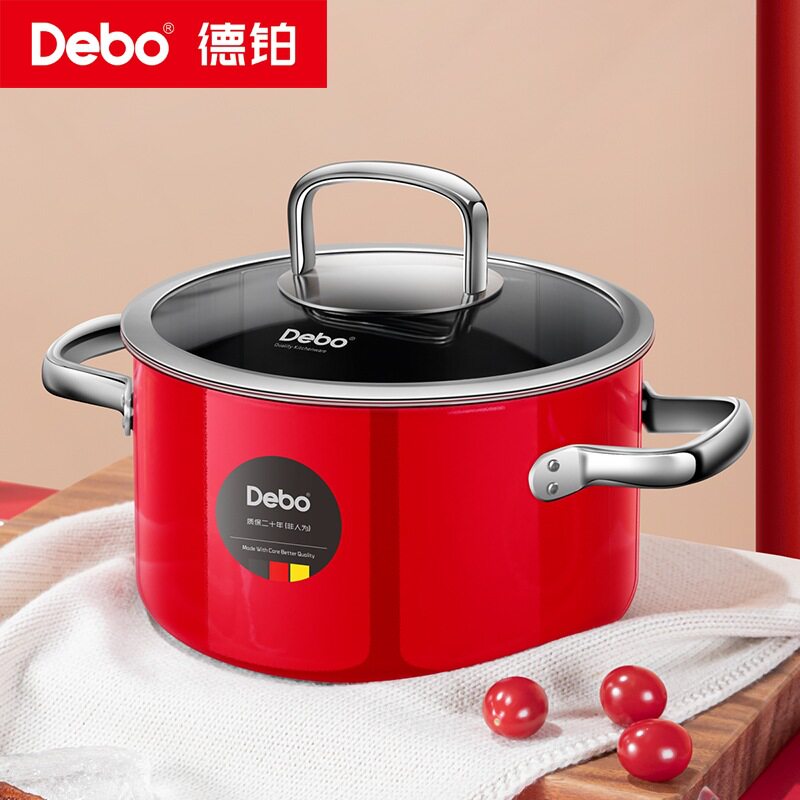Debo德铂喜马拉雅陶钢一体汤锅0涂层炖汤煮粥锅煲火锅电磁炉通用