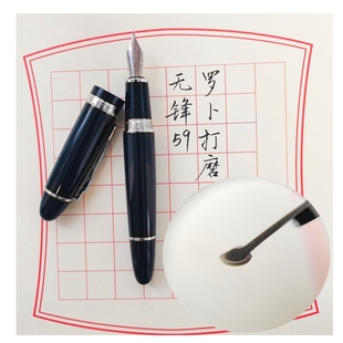 罗卜手工打磨金豪159大班钢笔旋帽杆特粗重练字临摹书法文艺礼品