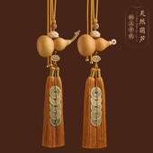 门对门五帝钱开口葫芦挂件大门对玄关卧室客厅阳台床头招财挂饰