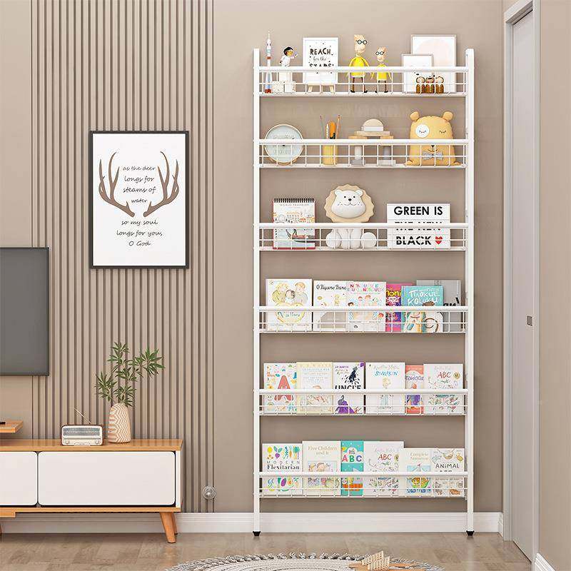 MHSJ-202门后书架超置窄物架靠墙落地多层收纳薄柜实木本壁挂书柜,收纳整理,书桌收纳置物架,淘宝优惠券,粉丝福利购,淘宝优惠卷