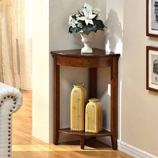 墙无品牌/角置物架靠层三角架子墙实木花盆架两拐角三角形客厅扇