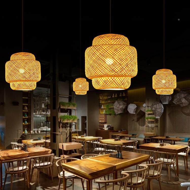 A8饰L竹编吊灯270新灯中式灯藤编禅意茶室餐饮日式竹艺笼茶灯楼仿,家装灯饰光源,智能吊灯,淘宝优惠券,粉丝福利购,淘宝优惠卷