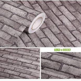 墙砖纹大学纸生宿舍876水自粘墙纸壁卧室客厅背景墙仿真墙防砖贴