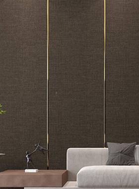 亚2麻软包墙布自壁贴卧室客厅背电视景58226壁纸自粘布家用墙纸20