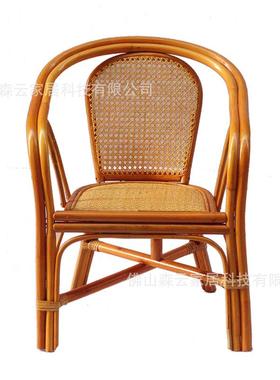 工厂直供QLZ小藤椅子真休闲户外扶台家用儿童成人藤老阳人手靠背
