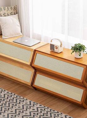 飘窗柜阳台柜子物置架收柜纳柜地带94743储物榻榻米柜子柜长条柜