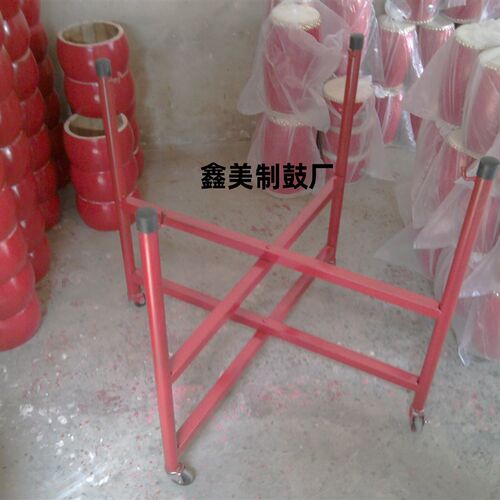 鼓架12寸14寸16寸战鼓挂架 堂鼓 盘鼓 威风锣鼓挂架 折叠带轮子