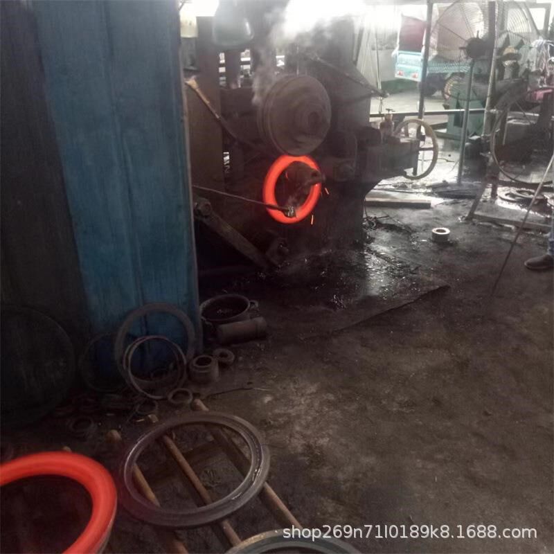 580法兰毛坯凸缘光面铁环垫圈钢环光亮挡环C型扣环毛坯