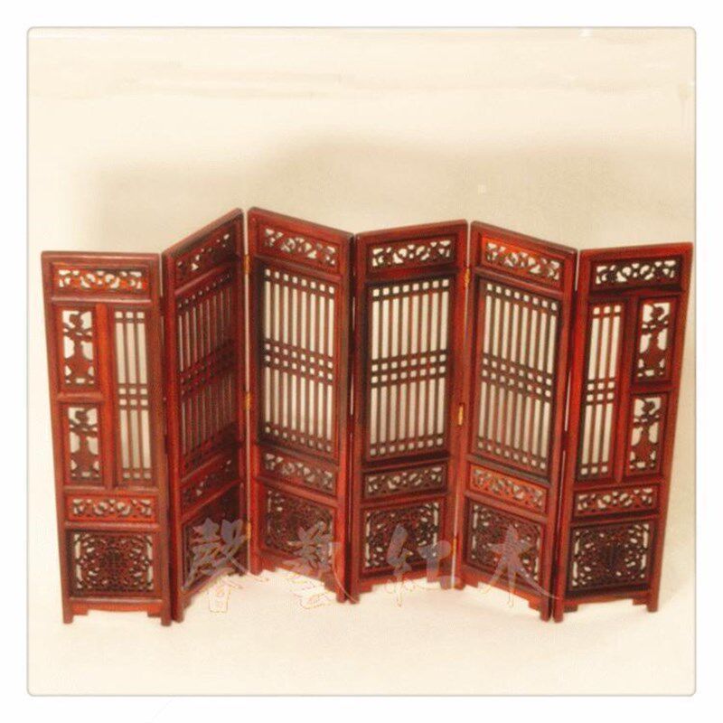 红木工艺品*红酸枝屏风*中式仿古微型家俱*实木雕摆件*家俱饰品