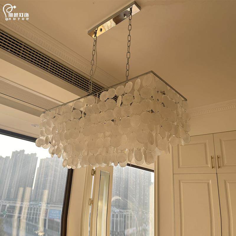 现代简约卧室客浪厅美式北壳餐桌584温欧馨漫轻奢衣帽间民贝宿吸