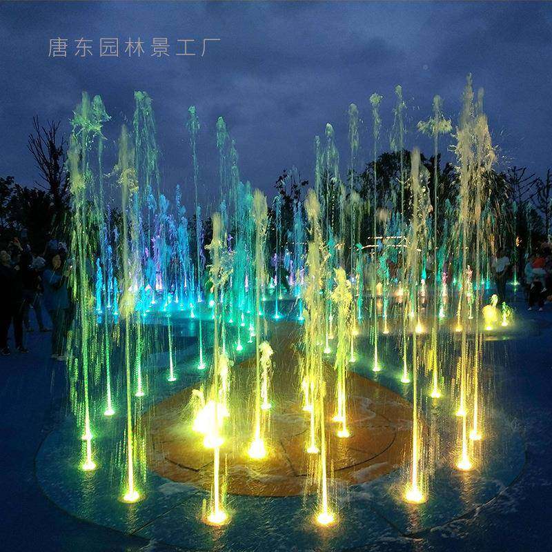动感音乐喷泉710水帘工水幕跳跃泉户外音乐喷广泉喷泉程供场应
