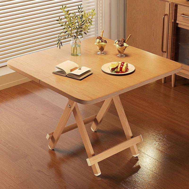 实木摆叠桌JWE吃饭桌小桌摊桌家用租桌折学习桌出屋桌打牌桌正方