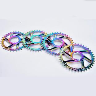 38T正齿一体牙盘单盘P改装 配 盘片3802 厂G家直供X自行车负直装