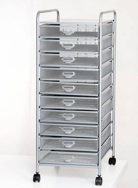 A39(10)桌文件架金文件-推属车铁质多T9002T1层档案置物架办公办