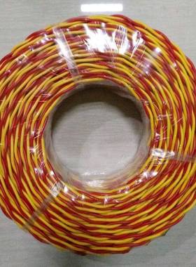 标无440氧铜双色胶质线平方阻燃花线胶准质线家用灯头线