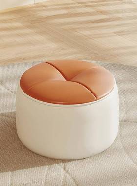 小凳家用圆凳客厅凳坐墩门口换鞋现凳儿童矮凳代简子约CLW南瓜凳