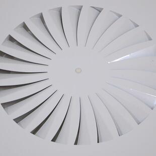 旋流风口空调央风口铝合金出风口中通风SW-CA口叶片固定旋流风口