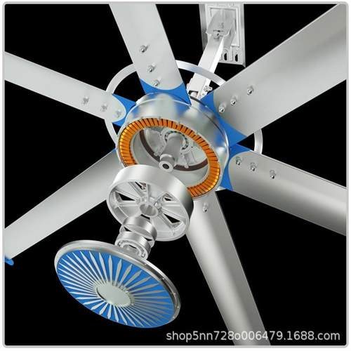 大工业扇风7型.3厂房仓库体SYT育馆强力永磁通风降米温游泳馆大吊