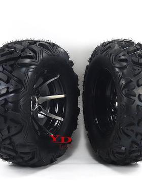 ATV沙滩车越野车卡丁2寸25x8-12铝合金轮25x8-12寸25X1毂车0-12寸