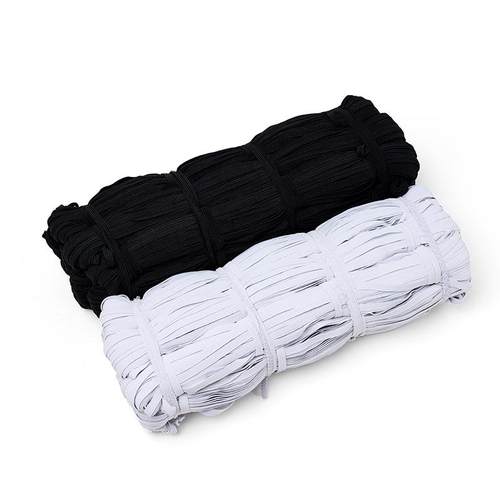 319.6cm0.8cm弹松紧带1比3头花松大肠发圈高专用松紧床紧笠走马0