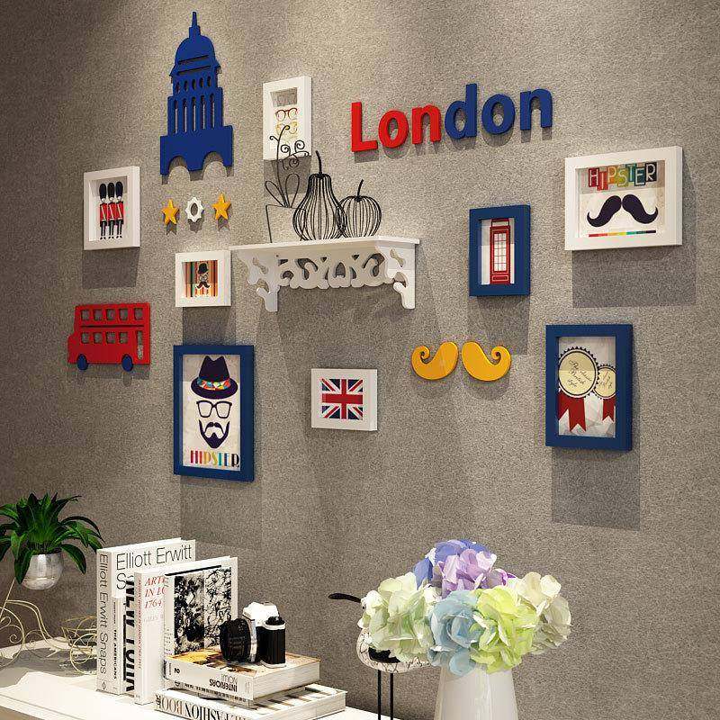 邮格纳包西木相框创意实照片墙/相2183框墙/相框组卡合,家居饰品,DIY亲子装饰画,淘宝优惠券,粉丝福利购,淘宝优惠卷