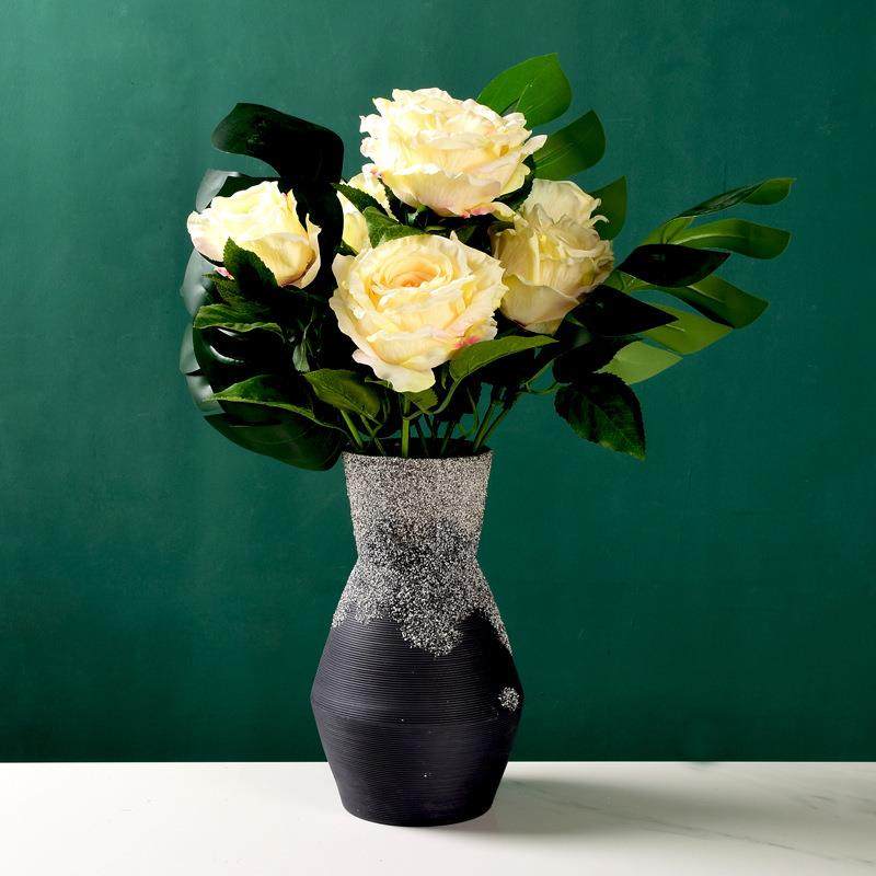 北欧风陶瓷花瓶家居插花假花客厅现代化创意简约小干花白色装饰品,机械设备,其他机械设备,淘宝优惠券,粉丝福利购,淘宝优惠卷