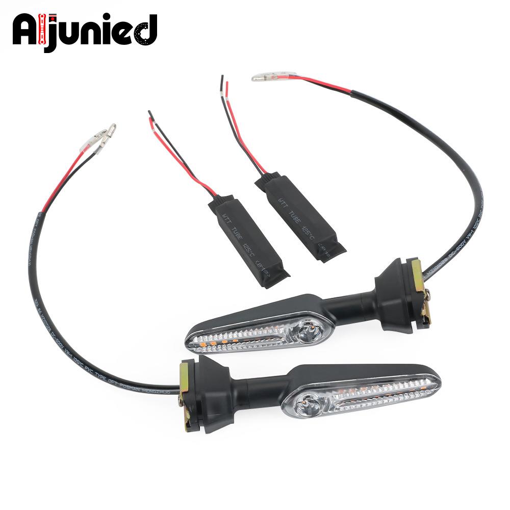 适用忍者Z400NINJA400流水型后LED转向灯流动闪光转向指示信号灯