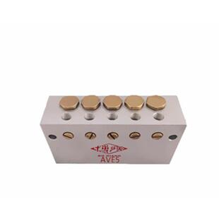 油气分配器AVE-5启东博强牌油气润滑系统混合器一进五出