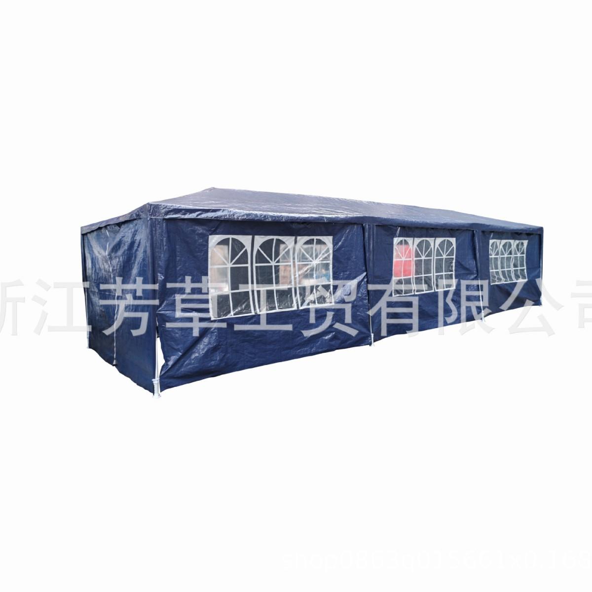 3x9M在型户外聚会婚庆野营帐蓬插管蓬带全套围布出口3*