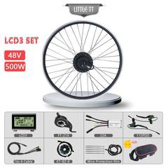 直销自行车改装电动助力防水套件48V500W前驱KT-LCD3液晶仪表