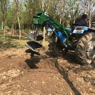 后置式地钻挖坑机果园施肥打坑机植树造林树坑机