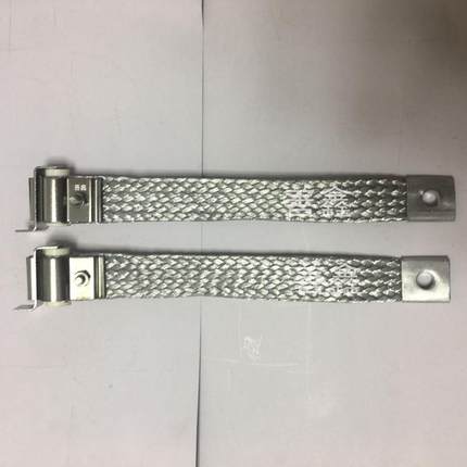 带钩Z型不锈钢夹子铜编织带直径16孔径8.5全长250mm