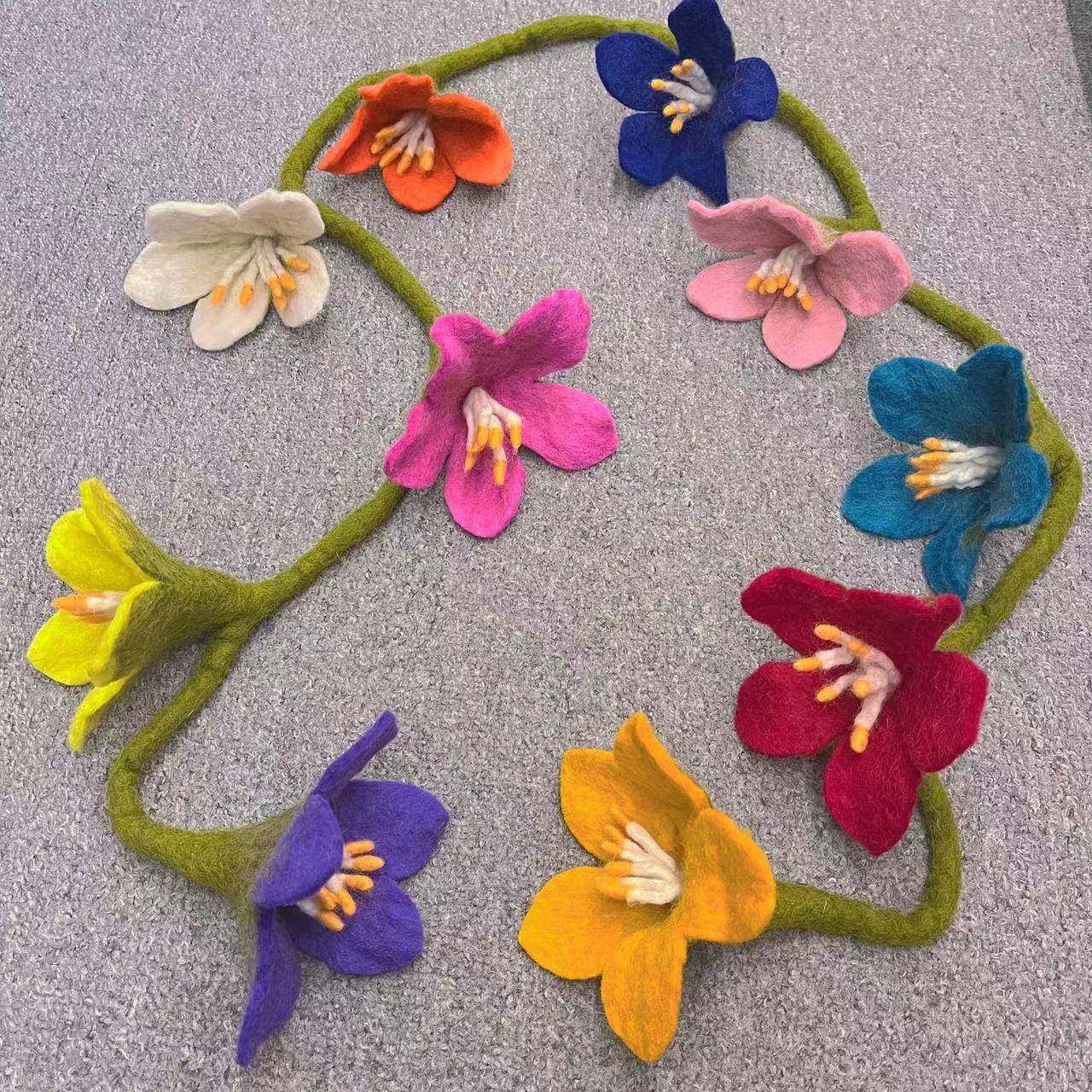 羊毛毡花装饰滕条藤花,收纳整理,烫衣板及配件,淘宝优惠券,粉丝福利购,淘宝优惠卷
