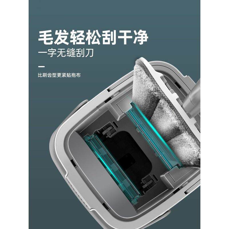 拖把拧水266家用免手洗拖地一拖净自旋转地拖自动脱水桶布扦把墩
