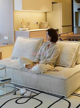 懒人沙发豆户腐24855沙发网方块组合公寓小型式意简约休闲单人卧