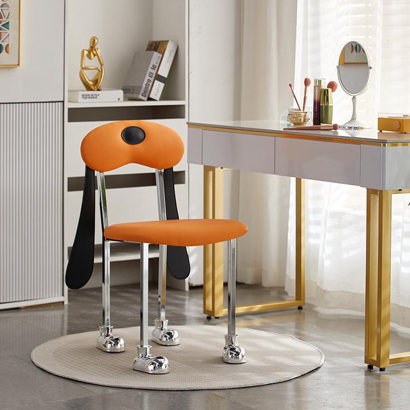 中古狗意XEB狗椅子设计师创通个性化妆椅家用室靠背椅网卧红儿童