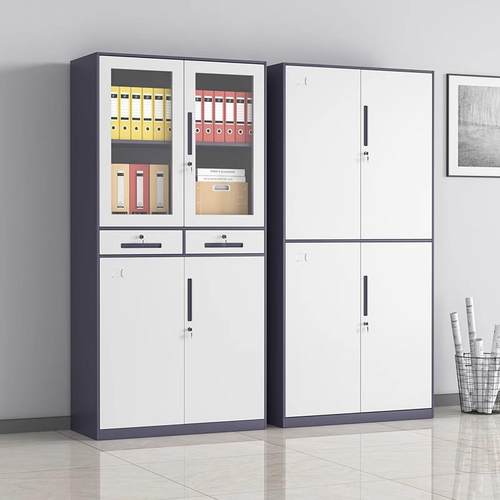 钢铁制办柜公室文件柜料皮柜子储物档案柜资XH-101柜凭证柜带锁收