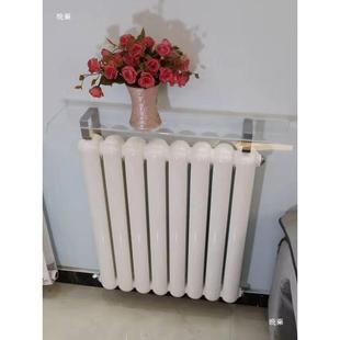 客打厅防室熏墙暖气罩内亚克thfgsdhu力置物架防白色装饰挡板免孔