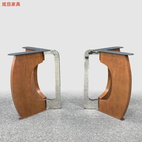 家用大理石餐桌轻奢岩板桌子底座奢石台支脚撑不餐锈架钢桌腿BL82