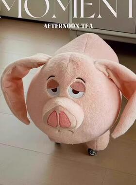 凳太乙真人坐骑玩凳子可TDE爱飞天猪公仔动物形偶矮凳猪娃娃儿童