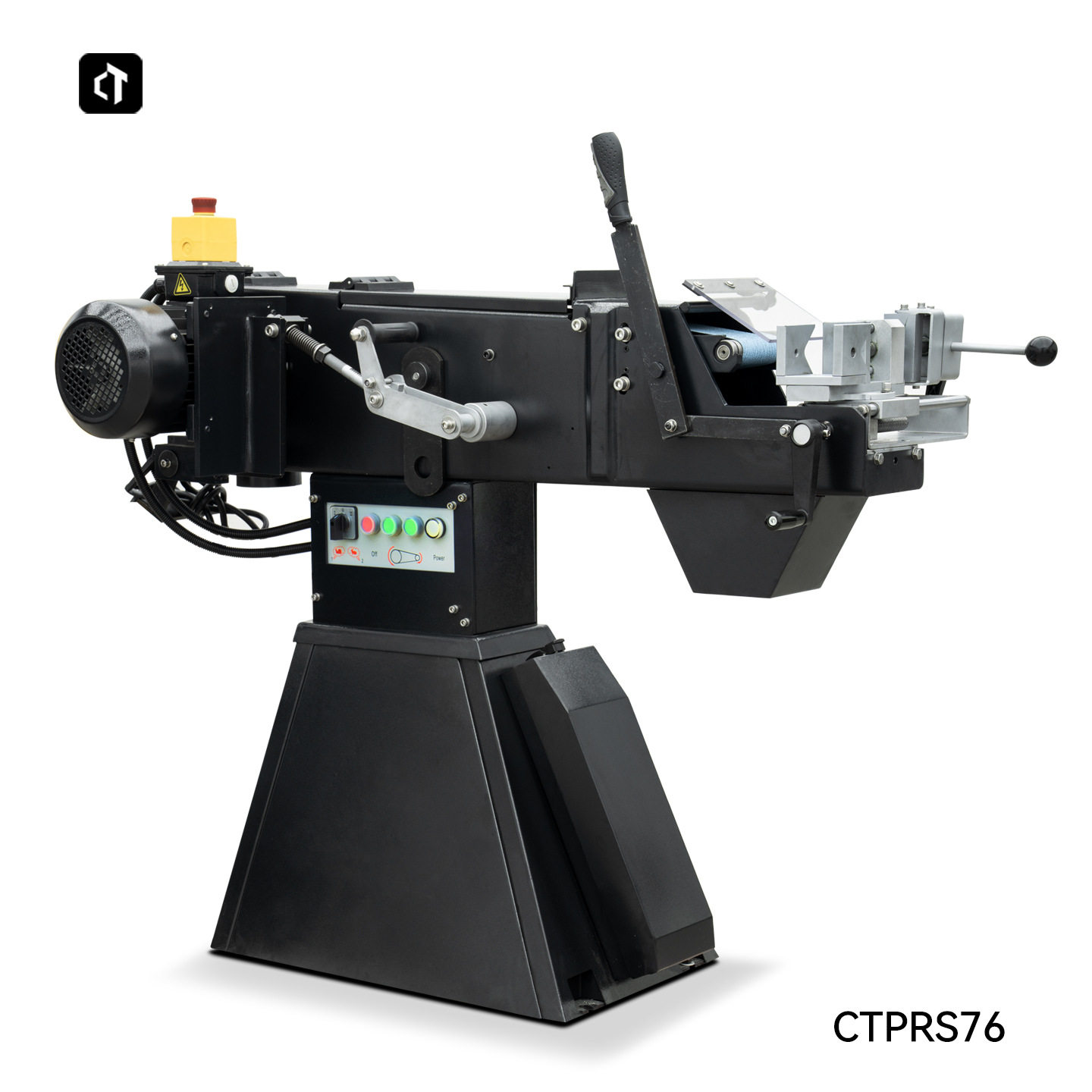 呲铁CTPRS76小型磨管器砂带机机床工业磨床坡口磨床金属磨管打磨